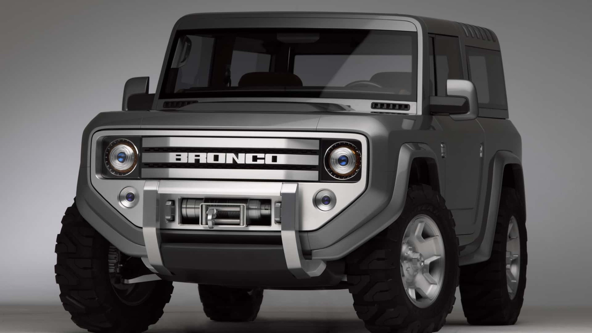 2004 Ford Bronco Concept, front three-quarter studio view